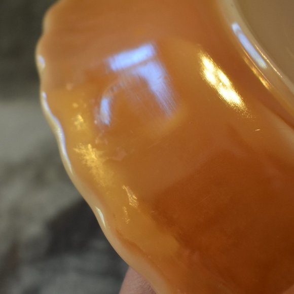 Host pick! Fire King Peach Luster Bowl - Picture 9 of 9